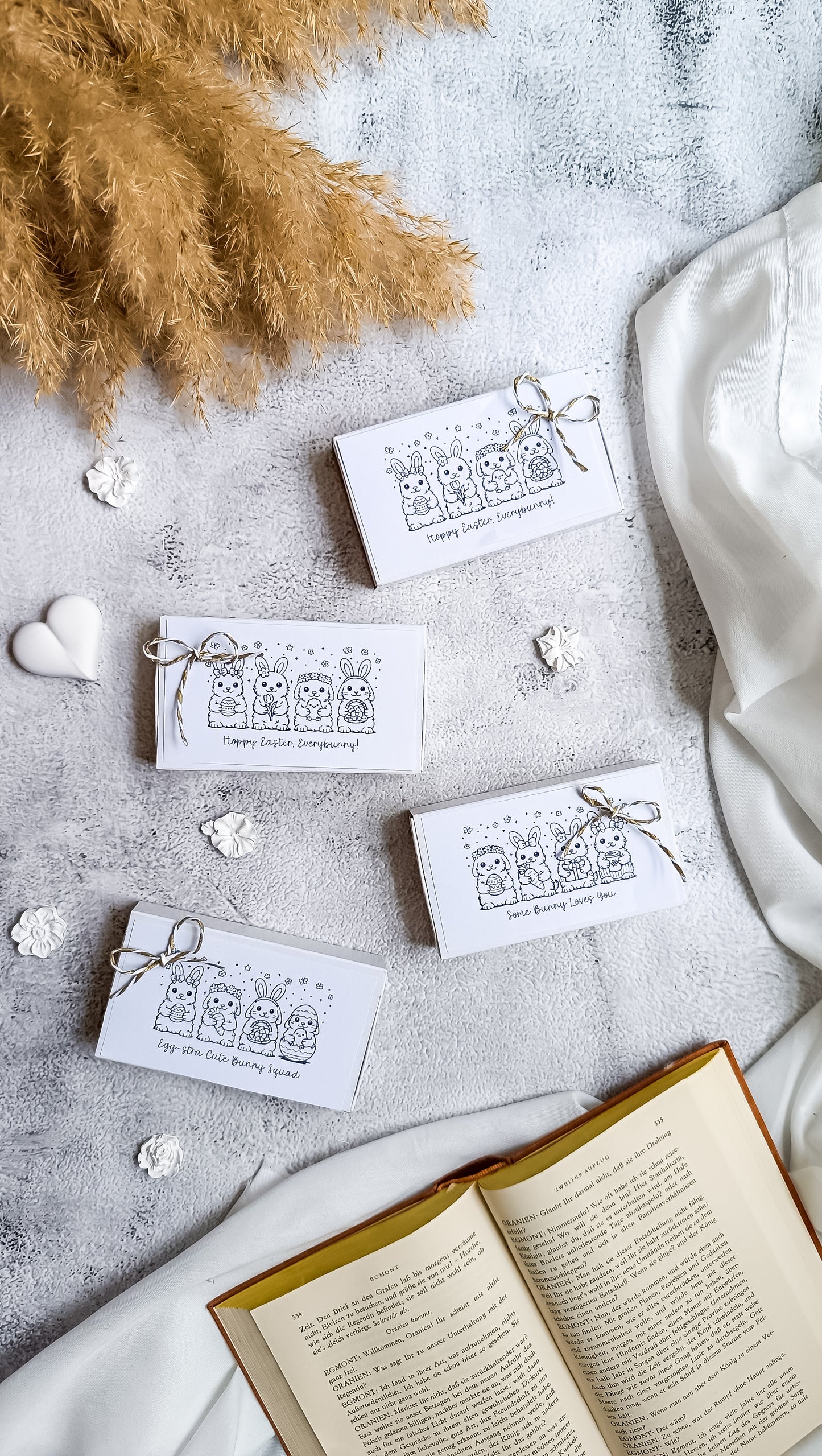 Streichholzschachtel Vorlage Ostern | Matchbox Printable | Osterhasen Geschenkverpackung | DIY Mitgebsel | Sofortdownload PDF