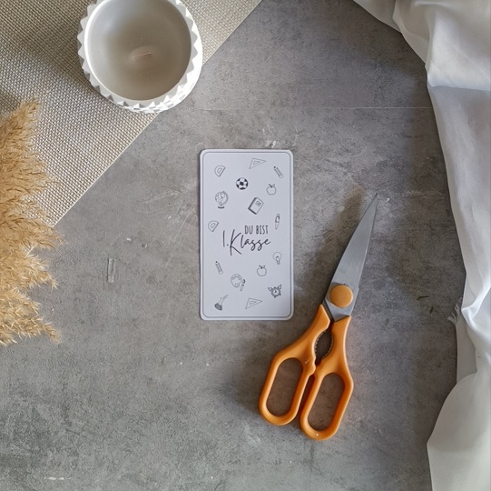 DIY-Geschenk zur Einschulung: „Du bist 1. Klasse“