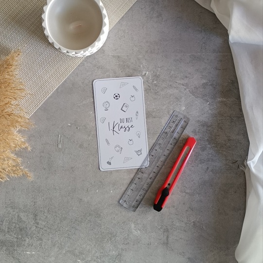 DIY-Geschenk zur Einschulung: „Du bist 1. Klasse“