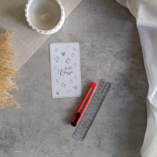 DIY-Geschenk zur Einschulung: „Du bist 1. Klasse“