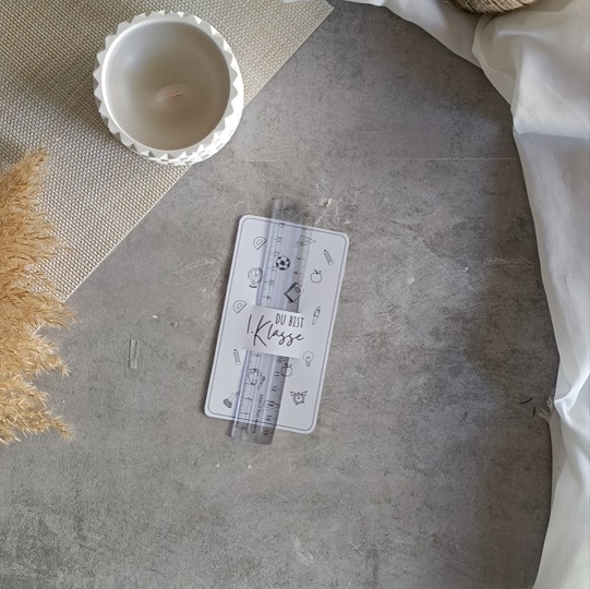DIY-Geschenk zur Einschulung: „Du bist 1. Klasse“