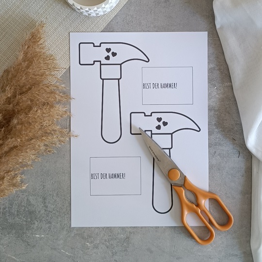 DIY-Geschenkidee Du bist der Hammer 1