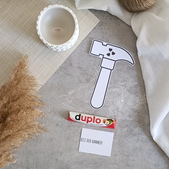 DIY-Geschenkidee Du bist der Hammer 1