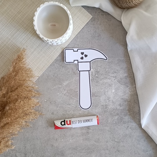 DIY-Geschenkidee Du bist der Hammer 1