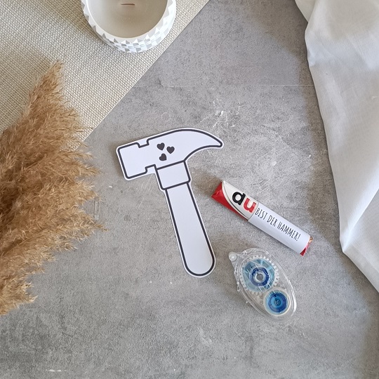 DIY-Geschenkidee Du bist der Hammer 1