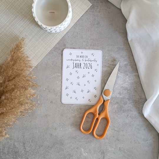 DIY-Neujahrskarte mit Smarties