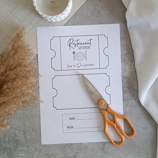 DIY Restaurant-Gutschein