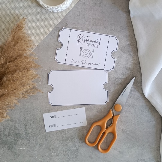 DIY Restaurant-Gutschein