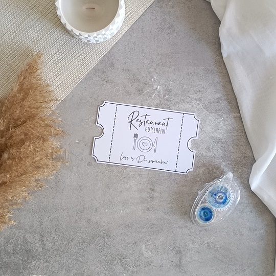 DIY Restaurant-Gutschein