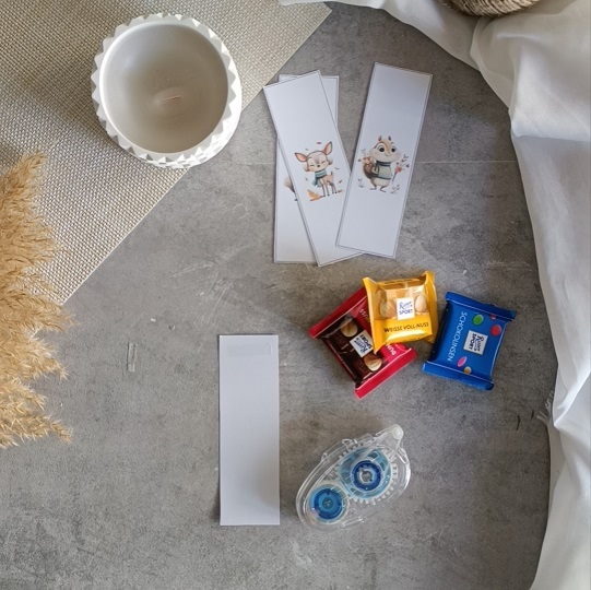 DIY-Schokoladenbanderolen mit niedlichen Waldtieren