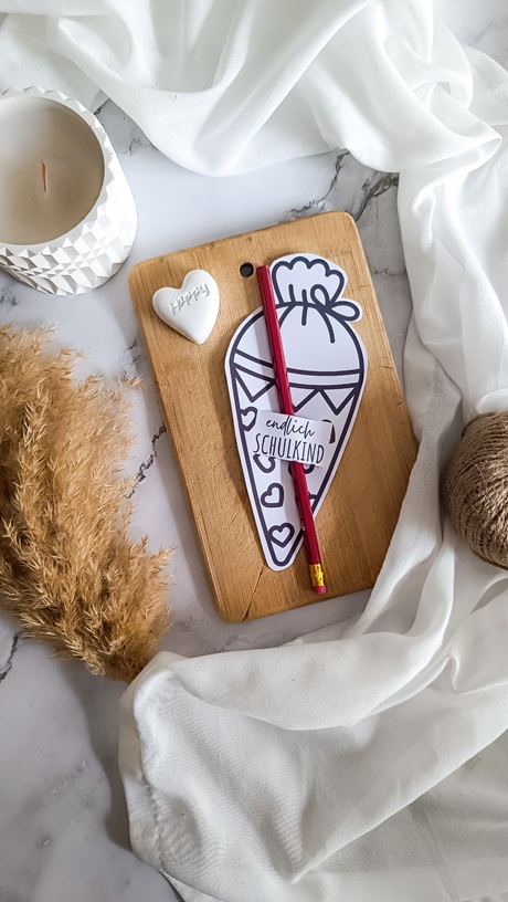 DIY-Schultüten-Karte