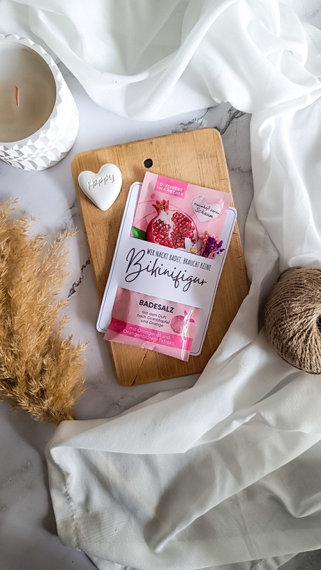 DIY Wellness-Karte mit Badesalz