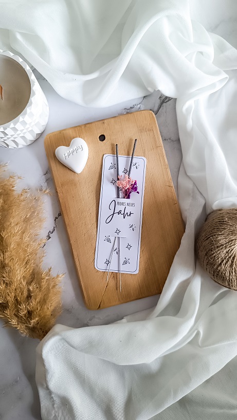 DIY Wunderkerzen-Karte